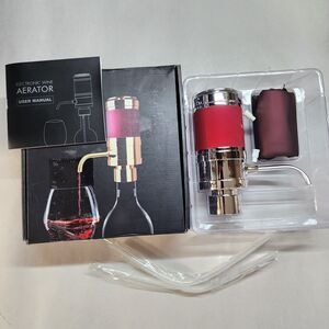 Electric Wine Aerator Portable Personal Wine Tap Machine New Open Box